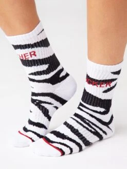 Mother Women's Baby Steps Socks -Standrews Links Officials Store 7001 481xZEBBLACKWHITEZEBRAxPrimary 44219179