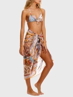 Agua Bendita Women's Zola Marine Pareo