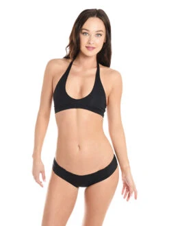 Vitamin A Camilla Cross Neck Bikini Top -Standrews Links Officials Store 73t ecoblack e84877e7 d175 4710 8954 4ed772d26cb2