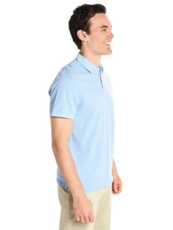 True Grit Soft Baby Pique Polo -Standrews Links Officials Store 75m43sp chambrayalt2