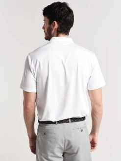 RLX Lightweight Airflow Jersey Short Sleeve Cutsew Collar -Standrews Links Officials Store 785719563 whitealt3