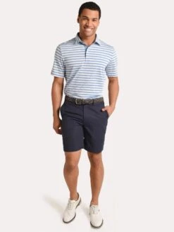 RLX Yarn Dyed Lightweight Airflow Active Fit Polo -Standrews Links Officials Store 785735810 bluemualt3