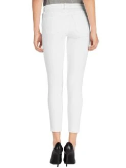 J Brand Mid Rise 11 In Skinny Leg Jean -Standrews Links Officials Store 811c028 blancalt1