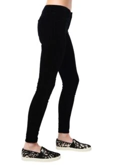 J Brand Women's 815 Mid-Rise Super Skinny Velvet Jean -Standrews Links Officials Store 815t635 blackalt2