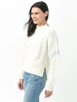 Bogner Women's Rike Cable Knit Sweater -Standrews Links Officials Store 8191 7573xOFFWHITE753xAlt2 79482726