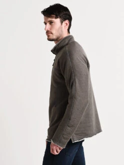 True Grit Men's Heather Fleece & Fur 1/4 Zip Pullover -Standrews Links Officials Store 81m57dff vintagegreyalt1