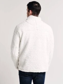 True Grit Men's Frosty Tipped Pile Pullover -Standrews Links Officials Store 81m65ftp ivoryalt3