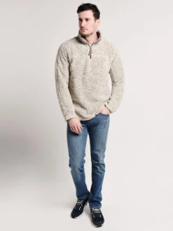 True Grit Men's Softest Tip Shearling Pullover -Standrews Links Officials Store 81m65lsvt puttyalt1