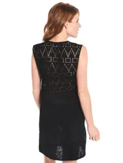 Echo Coastal Eyelet Tunic -Standrews Links Officials Store 850004 blackalt2