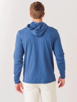 Southern Tide Men's South Shore Sun Farer Long Sleeve Hoodie T-Shirt -Standrews Links Officials Store 8530xDARKDENIMxAlt3 34194416