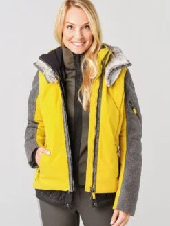 Frauenschuh Women's Karla Multi Ski Jacket -Standrews Links Officials Store 875329xLIGHTGOLDxAlt5 3345400