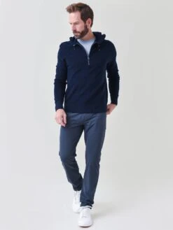 Bogner Men's Skeet Knit Hoodie -Standrews Links Officials Store 8835xNAVYxAlt2 57451958