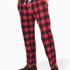 True Grit Melange Buffalo Check Flannel Pant