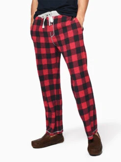 True Grit Melange Buffalo Check Flannel Pant