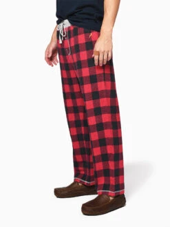 True Grit Melange Buffalo Check Flannel Pant -Standrews Links Officials Store 91M58BCF REDalt1