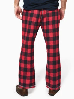 True Grit Melange Buffalo Check Flannel Pant -Standrews Links Officials Store 91M58BCF REDalt2