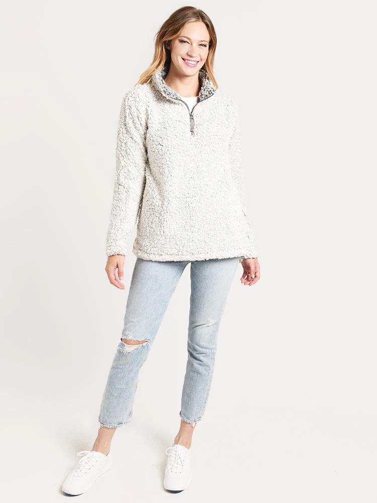 Dylan Frosty Tipped Pile Stadium Pullover Sweater 4 Dylan Frosty Tipped Pile Stadium Pullover Sweater - Image 4