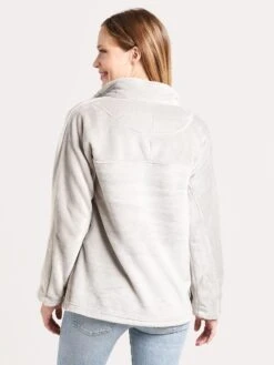 Dylan Dream Sherpa Zip Pullover -Standrews Links Officials Store 91W52SO GREYalt2