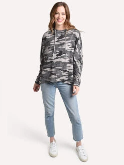 Dylan Women's Camo Caden Hoodie Top -Standrews Links Officials Store 95w109cpt linengreyalt2