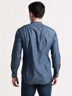 Eleventy Men's Corean Shirt -Standrews Links Officials Store 979ca0027cam27011 11blualt2