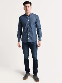 Eleventy Men's Corean Shirt -Standrews Links Officials Store 979ca0027cam27011 11blualt3