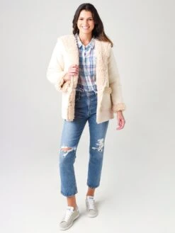 Dylan Women's Tahoe Teddy Jacket -Standrews Links Officials Store A1W148SUFxNATURALxAlt4 17278935