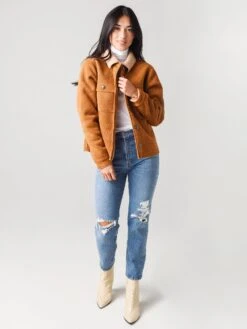 Dylan Women's Trucker Jacket 8 Dylan Women's Trucker Jacket -Standrews Links Officials Store A1W63BCSxSADDLExAlt3 20299010