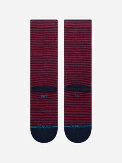 Stance Men's Hyper Stripe Crew Socks 5 Stance Men's Hyper Stripe Crew Socks -Standrews Links Officials Store A556C21HYPxNAVYxAlt2 47416476