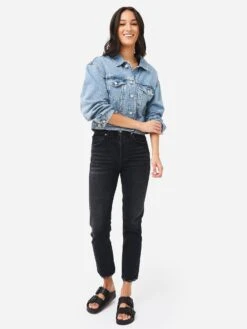 Agolde Women's Shrunken Charli Denim Jacket -Standrews Links Officials Store A9083 1254xIMMORTALxAlt2 75835467