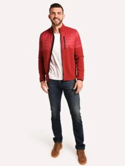 Aztech Mountain Men's Smuggler Zip Up Fleece 19 Aztech Mountain Men's Smuggler Zip Up Fleece -Standrews Links Officials Store AM400132 REDMOUNTAINREDalt4