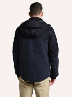 Aztech Mountain Men's Capitol Peak Insulated Ski Jacket -Standrews Links Officials Store AM400167 WOOLNAVYMULTIalt3