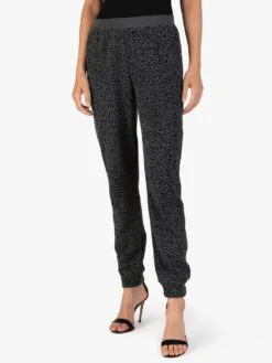 ATM Women’s Mini Animal Print French Terry Sweatpant