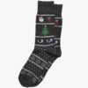 Byford Multi Motif X-Mas Tree Socks