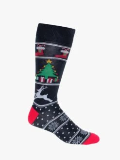 Byford Multi Motif X Mas Tree Socks