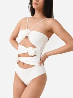Maygel Coronel Women's Trinitaria One-Piece Swimsuit -Standrews Links Officials Store BD 145 WHTxOFFWHITExAlt2 94261228