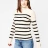 English Factory Women’s Striped Turtle Neck Sweater