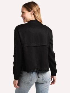 BB Dakota Second Wind Faux Suede Jacket -Standrews Links Officials Store BJ302953 BLACKalt2