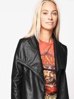 BB Dakota Women’s Up To Speed Vegan Leather Jacket -Standrews Links Officials Store BJ302971 BLACKalt4