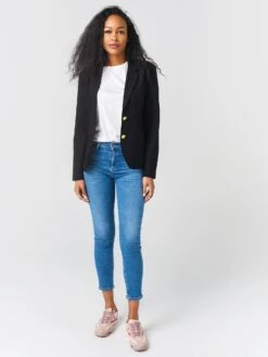 BB Dakota Women's Blaze Of Glory Suiting Blazer 7 BB Dakota Women's Blaze Of Glory Suiting Blazer -Standrews Links Officials Store BK102134xBLACKxAlt3