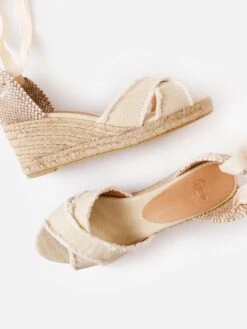 Castañer Castaner Women's Bluma Wedge -Standrews Links Officials Store BLUMA 6 001xIVORYxAlt1 64686722