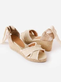 Castañer Castaner Women's Bluma Wedge -Standrews Links Officials Store BLUMA 6 001xIVORYxAlt3 64686734
