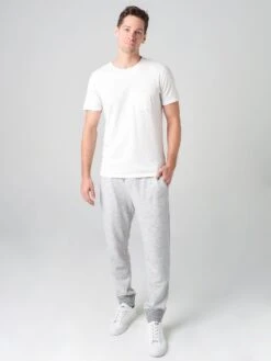 Velvet Men's Bobby French Terry Jogger -Standrews Links Officials Store BOBBY02xHEATHERGREYxAlt3