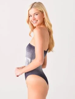 Bound By Bond Eye Women's The Oscar One-Piece Swimsuit -Standrews Links Officials Store BOUND203SxJETBLACKxAlt2 35078045