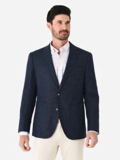 Rodd And Gunn Men's The Cascades Sports Fit Jacket -Standrews Links Officials Store BP1322xMIDNIGHTxAlt1 95633295