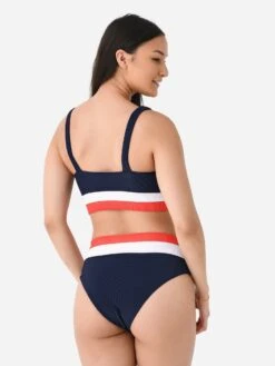 Beach Riot Women's Mackenzie Bikini Top -Standrews Links Officials Store BR29404S3xLIBERTYCOLORBLOCKxAlt3 101134208