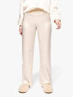 Sleeper Women’s Love Me Tender Silk Pajama Set -Standrews Links Officials Store BSC001P MILKalt3