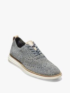 Cole Haan Original Grand Stitchlite Wingtip Oxford -Standrews Links Officials Store C31075 SAFARI VINTAGEINDIGOKNIT IVORYalt2