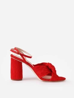 Loeffler Randall Women's Camellia Bow Heel -Standrews Links Officials Store CAMELLIA PLFAxREDxAlt1 64682002