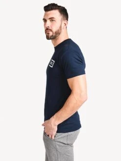 Saint Bernard Circle Mountain Tee -Standrews Links Officials Store CIRCLEMOUNTAINSTEE NAVYalt1