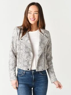 Cupcakes And Cashmere Isabell Faux-Suede Jacket
